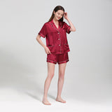 22 Momme Summer Short Silk Pajamas Set