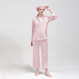 25 Momme Long Sleeve Basic Silk Pajamas Set