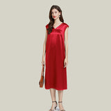 19 Momme Long Silk Dress