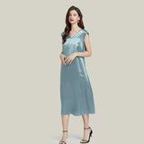 19 Momme Long Silk Dress