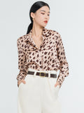 Leopard Printing Silk Shirt