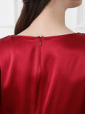 19 Momme V-Neck Silk Dress