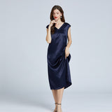 19 Momme Long Silk Dress