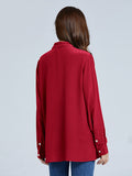 18 Momme Crep De Chine 100% Silk Blouse