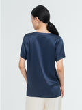 Silk Shirt With Neck Tassels Desgin