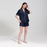 22 Momme Summer Short Silk Pajamas Set