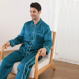 22 Momme Long Silk Pajamas Set