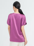 Silk Shirt With Neck Tassels Desgin