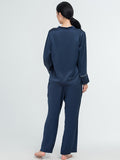 19 Momme V-Neck Chinese Style Silk Pajamas Set