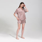22 Momme Summer Short Silk Pajamas Set