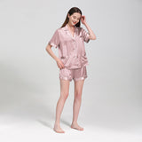 22 Momme Summer Short Silk Pajamas Set