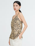 19 Momme  Basic Leopard Print Camisole