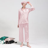 22 Momme Long Sleeve Basic Silk Pajamas Set