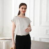 19 Momme  Round Neck T-Shirt