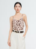 19 Momme  Basic Leopard Print Camisole