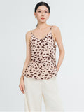 19 Momme  Basic Leopard Print Camisole