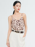 19 Momme  Basic Leopard Print Camisole