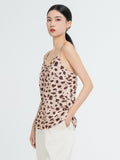 19 Momme  Basic Leopard Print Camisole