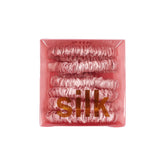 22 Momme Silk Skinny Scrunchies-6pcs White