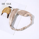 Silk Headband-Navy